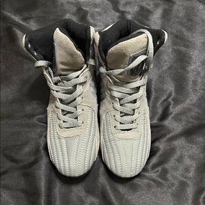 Gray High-Top Sneakers